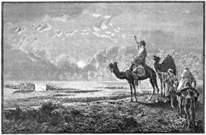 Algerian Desert Landscapes Prints: Mirage in the Desert