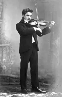 Famous Russian Musicians Prints: Mischa Elman / Perkoff