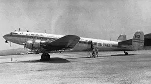 Misrair Sud-Est Se-161 Languedoc Airliner Parked Misrair Sud-Est Se-161 Languedoc Airliner Parked
