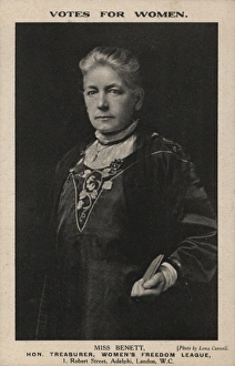 Miss. Benett Suffragette Miss. Benett Suffragette
