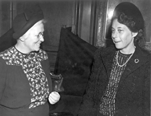 Miss Frances (F B ) Bradfield FRAeS (left) and Mrs Kronfeld Miss Frances (F B ) Bradfield FRAeS (left) and Mrs Kronfeld