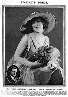 Miss Violet Selfridge & Vicomte Jacques de Sibour Miss Violet Selfridge & Vicomte Jacques de Sibour