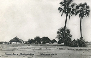 Missionary station, Owamboland, south west Africa Missionary station, Owamboland, south west Africa