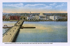 MIT and Harvard Bridge, Cambridge, Massachusetts, USA MIT and Harvard Bridge, Cambridge, Massachusetts, USA