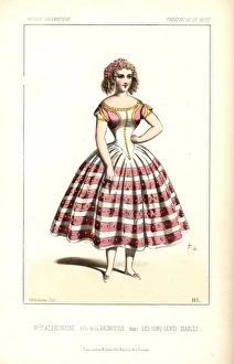 Mlle Alphonsine as the Princess Castorine in Mlle Alphonsine as the Princess Castorine in