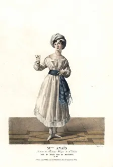 Mlle. Anais as Misael in Les Macchabees, 1822 Mlle. Anais as Misael in Les Macchabees, 1822