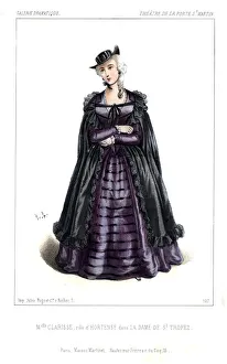 Mlle. Clarisse as Hortense in La Dame de St. Tropez, 1844 Mlle. Clarisse as Hortense in La Dame de St. Tropez, 1844