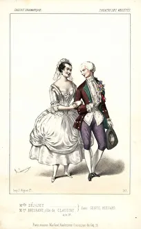 Mlle Dejazet and Madame Bressant in Gentil Bernard, 1846 Mlle Dejazet and Madame Bressant in Gentil Bernard, 1846