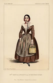 Mlle. Pauline Amant as Ricolette in Les Mysteres Mlle. Pauline Amant as Ricolette in Les Mysteres