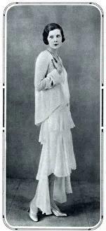 Mme. Lucien Lelong wearing a Lelong design Mme. Lucien Lelong wearing a Lelong design
