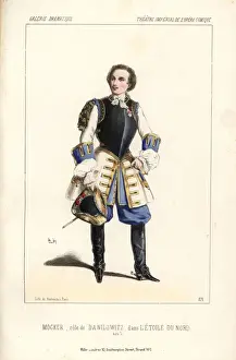 French Tenor Mocker as Danilowitz in Meyerbeer's L'Etoile du Nord Print