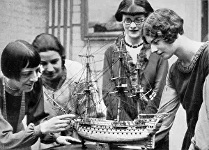 Model Ship Print, 1927