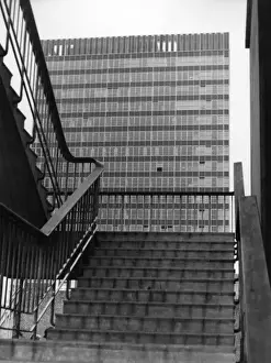 London Wall Office Blocks Print, 1960s