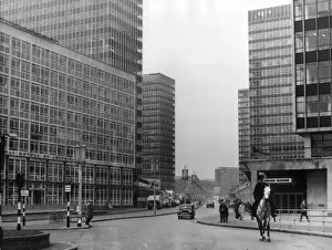 London Wall Office Blocks Print, 1960s
