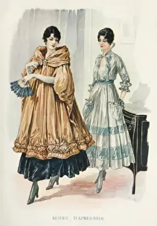 Elegant Afternoon Gowns Print