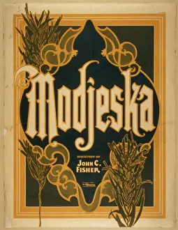 Vintage Theater Posters Prints: Modjeska