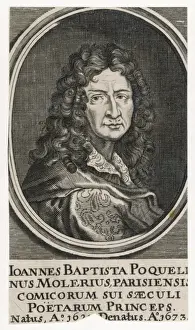 17th Century Literature Prints: Moliere (Engraving)