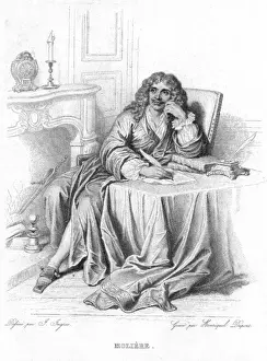 Moliere Art Prints: Moliere (Ingres)