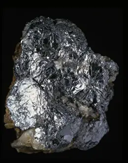 Natural History Museum Specimens Prints: Molybdenite
