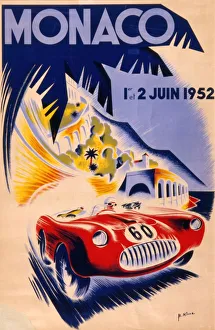 Monaco 1952 poster Monaco 1952 poster