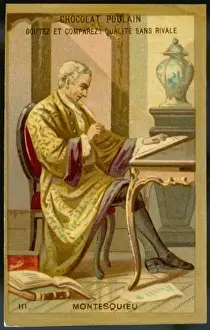 Montesquieu Print - French Philosopher