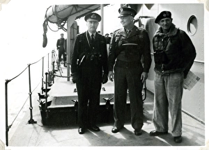 Montgomery, Eisenhower and Admiral Ramsey, WW2 Montgomery, Eisenhower and Admiral Ramsey, WW2