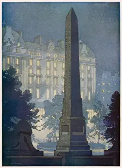 Thames River Landmarks Prints: Two Monuments of London