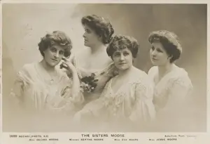 Vintage Theatre Performers Prints: Moore Sisters / 1904