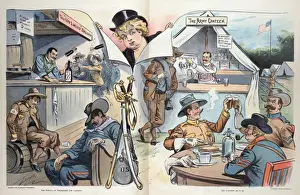Puck Magazine Art Prints: The moral of the canteen question