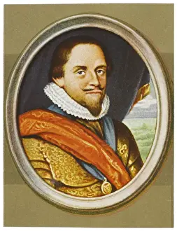 Moritz of Orange Print - Dutch Miniature Portrait