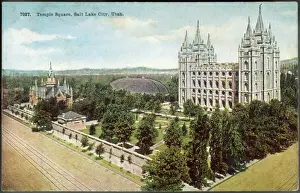 Salt Lake City Landmarks Prints: Mormon Temple