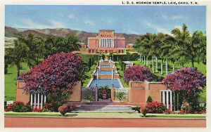 Mormon Temple, Laie, Oahu, Hawaii, USA Mormon Temple, Laie, Oahu, Hawaii, USA
