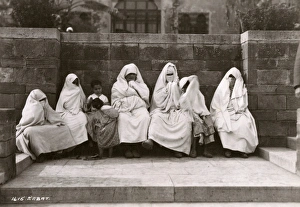 Morocco, North West Africa - Seated Women, Rabat Morocco, North West Africa - Seated Women, Rabat