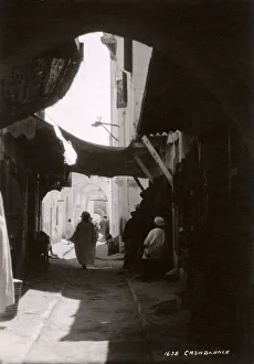 Morocco, North West Africa - Back Street in Casablanca Morocco, North West Africa - Back Street in Casablanca