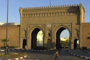 MOROCCO. Rabat. The Gate of Ambassadors leading MOROCCO. Rabat. The Gate of Ambassadors leading