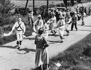 Morris Dance Print: Thaxted, Essex 1950s