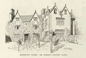 Kelmscott Manor Print, Oxfordshire