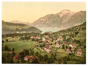 Morschach and Axenstein, Lake Lucerne, Switzerland Morschach and Axenstein, Lake Lucerne, Switzerland