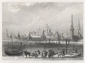Kremlin Architecture Photos Prints: Moscow Early C19