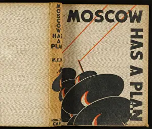 MOSCOW HAS A PLAN Print, 1935 Propaganda Book
