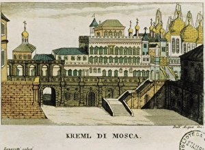Moscow. Tsars Palace in the Kremlin, 1805. Engraving Moscow. Tsars Palace in the Kremlin, 1805. Engraving