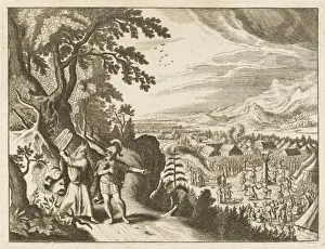 The Ten Commandments Prints: Mary Evans Print: Moses Breaking the Tablets