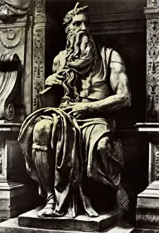 High Renaissance Art Prints: Moses by Michaelangelo