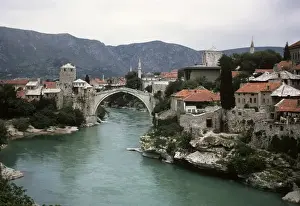Mostar Bridge Print, 1969