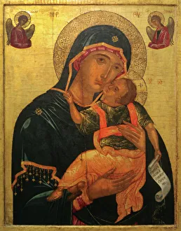 Mother of God (Glykophilousa). Crete, 15th-16th century. Nati Mother of God (Glykophilousa). Crete, 15th-16th century. Nati