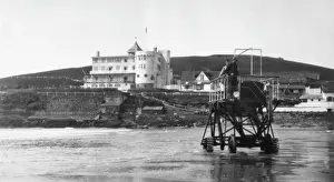 Burgh Island Ferry Car Print