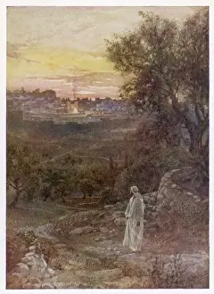 Mount of Olives Print: Jesus Resting