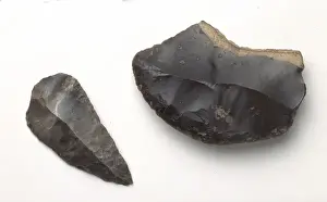 Stone Age Artifacts Prints: Mousterian tools