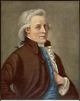 Prints of WOLFGANG AMADEUS MOZART Austrian composer Wolfgang Mozart Prints: Mozart Print by Tischbein