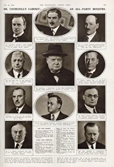 Mr Churchill's cabinet: an all-party ministry. New war cabinet of Winston Churchill Mr Churchill's cabinet: an all-party ministry. New war cabinet of Winston Churchill